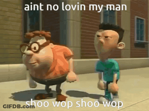 Robot With Shoo Word GIF