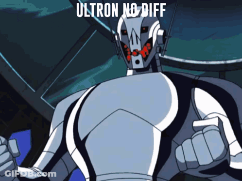 Robot With Ultron No Diff GIF