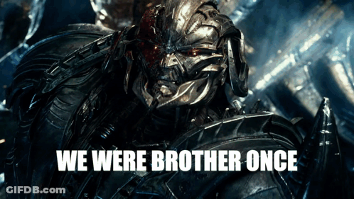 Robot With We Were Brother Once GIF