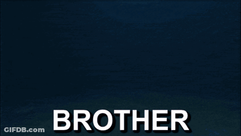 Robot With Word Brother GIF