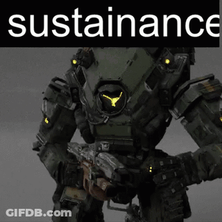 Robot With Word Sustainance GIF