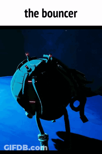 Robot With Words The Bouncer GIF
