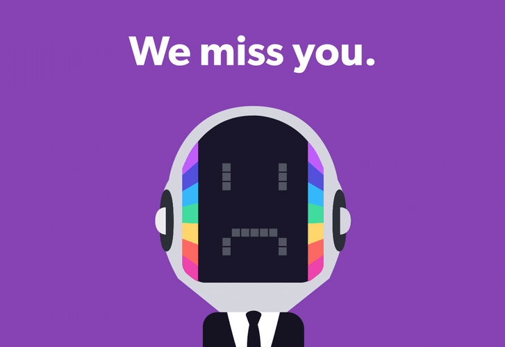 Robotic We Will Miss You GIF