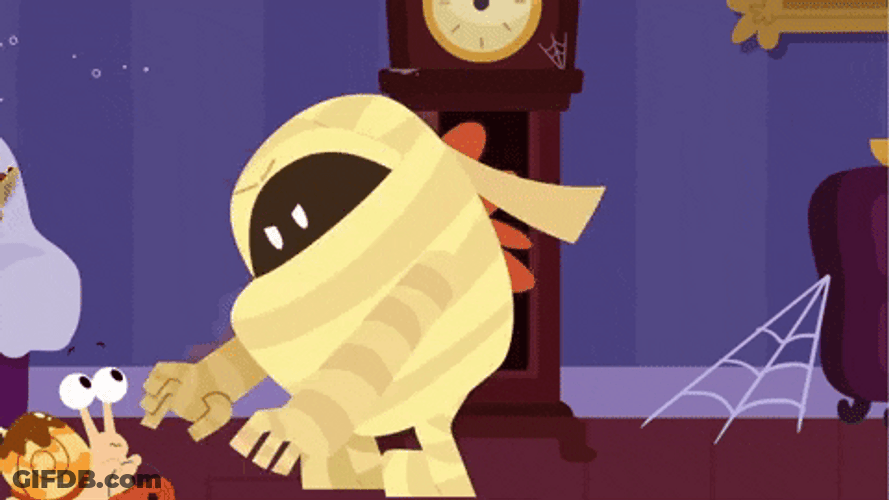 Robotics The Mummy Chasing Snail GIF