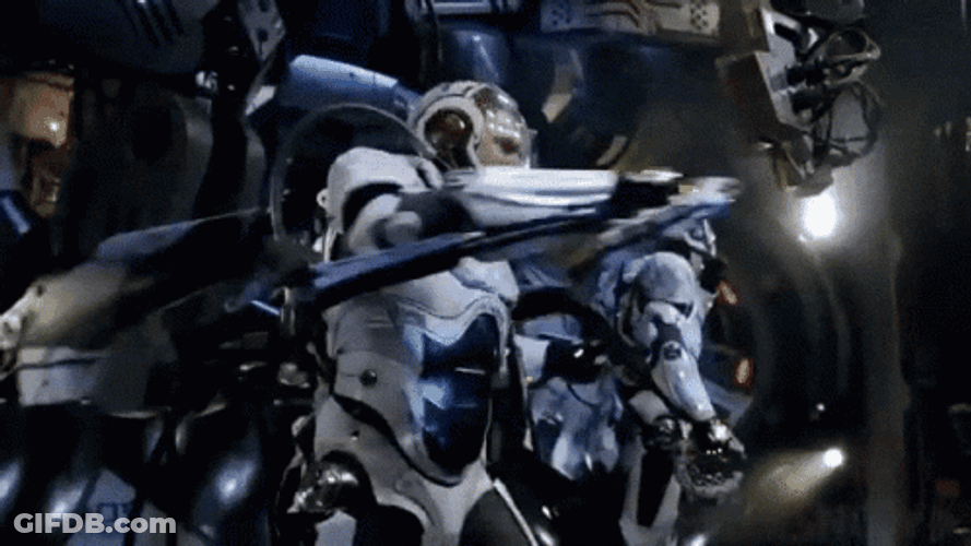 Robots Punching Pacific Rim GIF