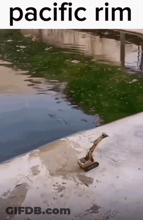 Robots Versus Crocodiles Pacific Rim Meme GIF