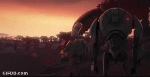 Robots Walking In Field GIF