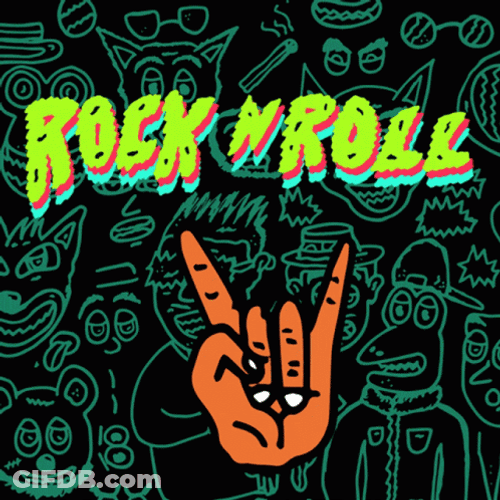 Rock And Roll Amazing Hand Sign GIF