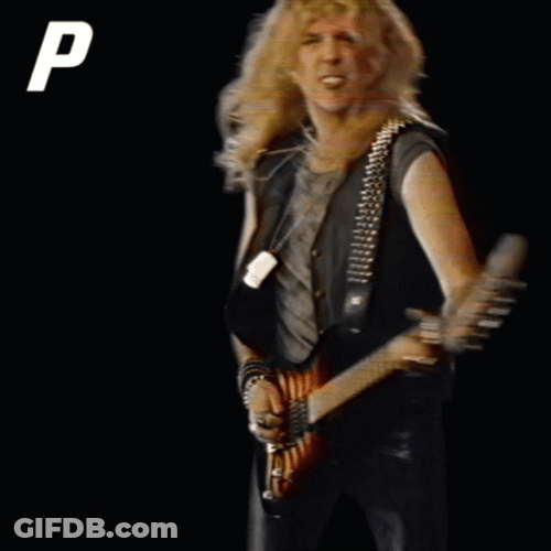 Rock And Roll Electric Guitar GIF