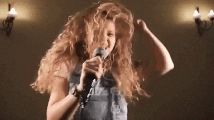Rock And Roll Girl Singing GIF