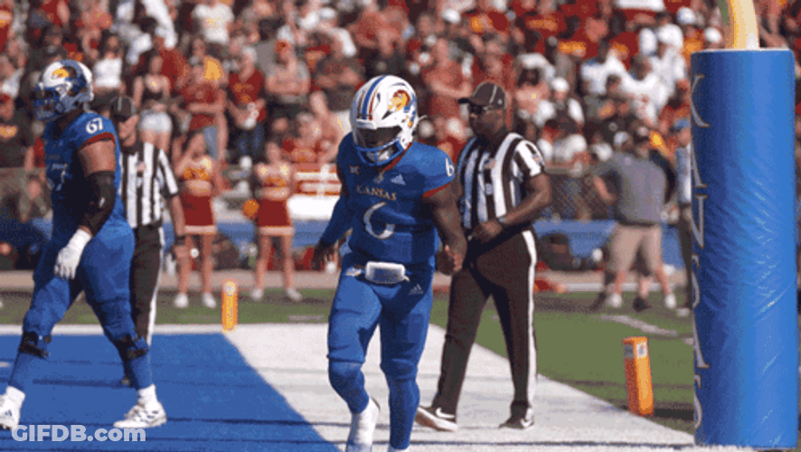 Rock Chalk Cheers Chant On Game GIF