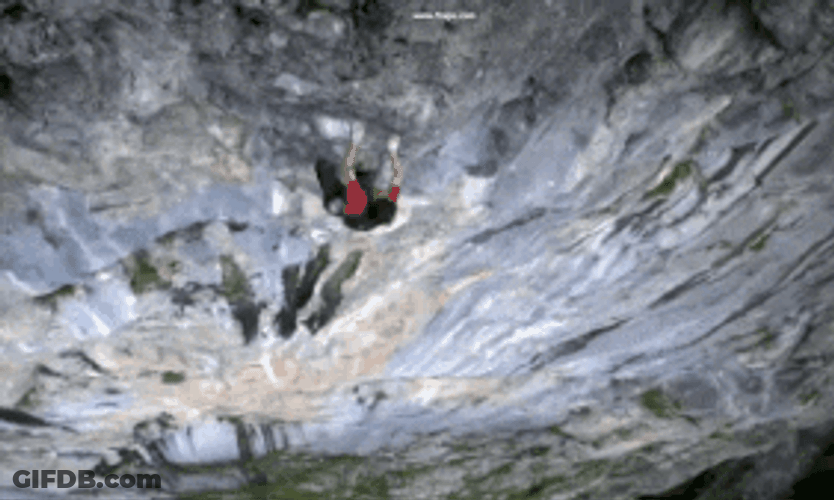 Rock Climbing Base Jumping GIF