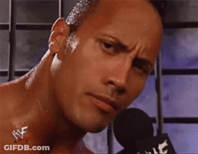 Rock Eyebrow GIF