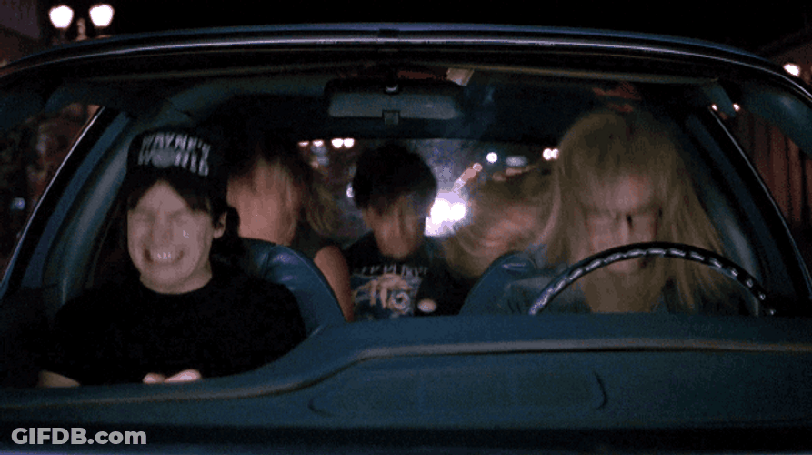 Rock On Head Bang Wayne's GIF