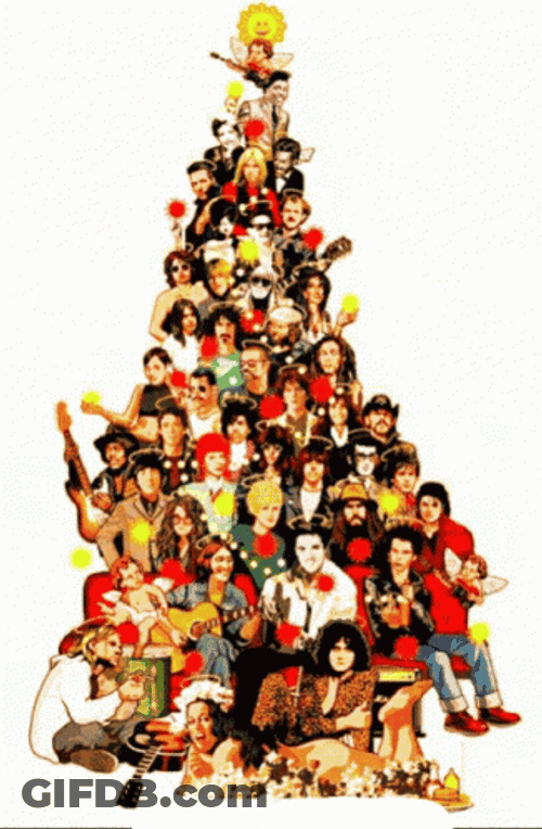 Rock On Merry Christmas GIF