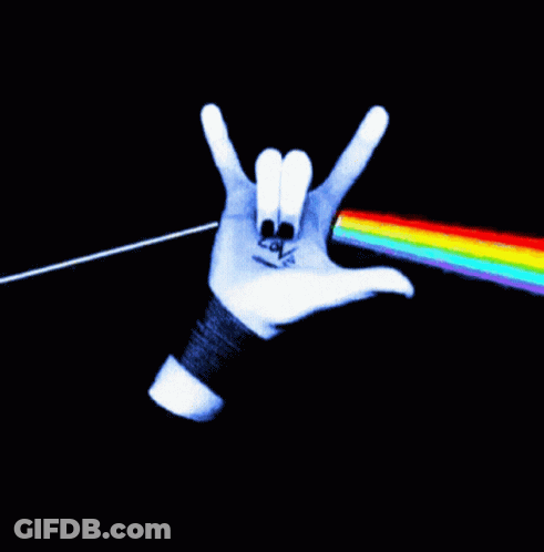 Rock On Natouartwork I Love You Hand Sign GIF