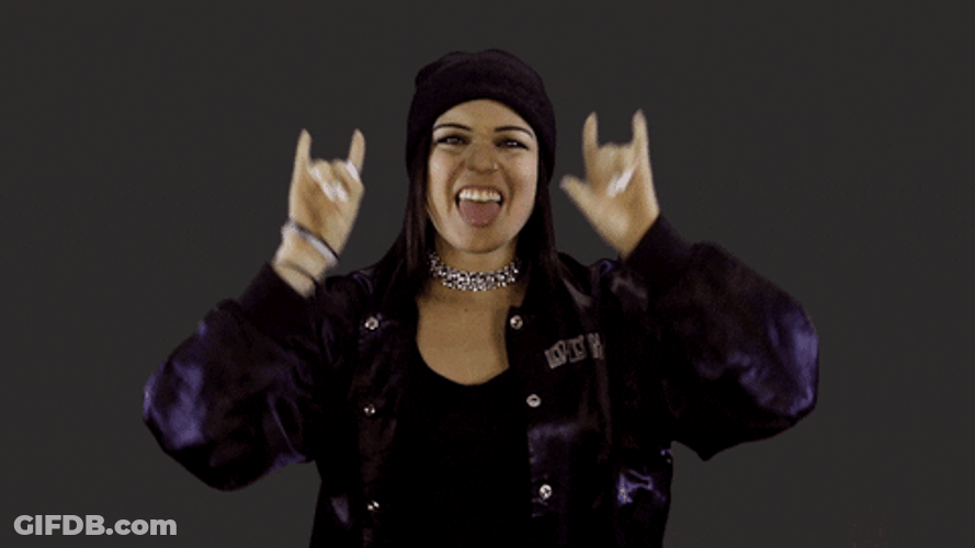 Rock On Party Hard GIF
