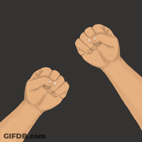 Rock Paper Scissors Animated Hands Only GIF