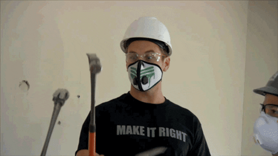 Rock Paper Scissors Engineer Hammer GIF