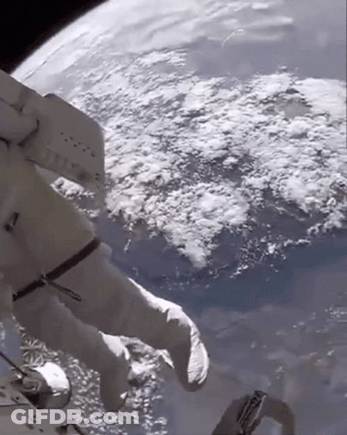 Rocket Falling To Earth Astronaut GIF