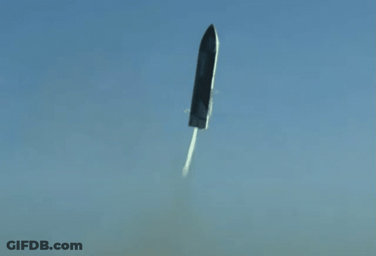 Rocket Falling To Earth Big Explosion GIF