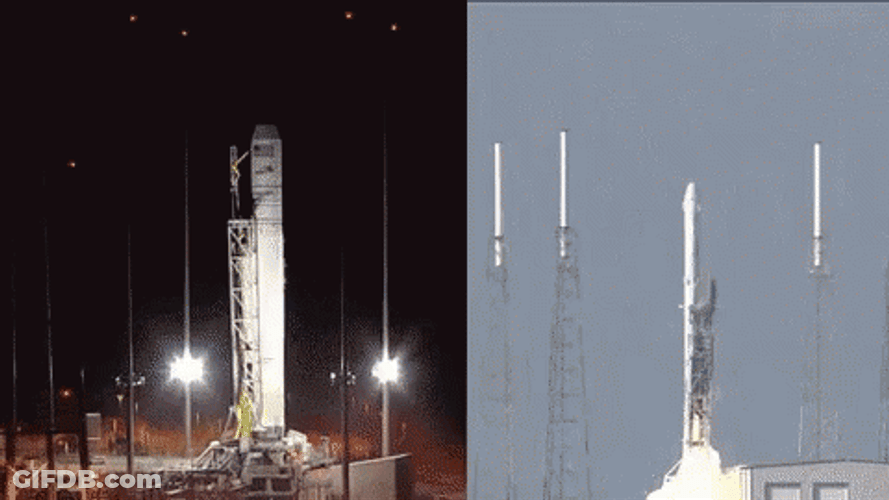 Rocket Falling To Earth Boost GIF