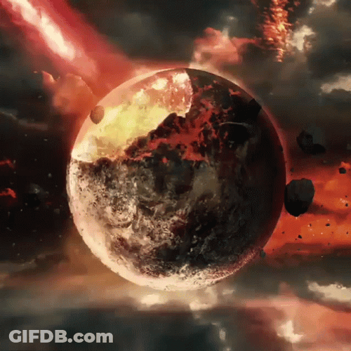 Rocket Falling To Earth GIF