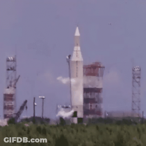 Rocket Falling To Earth Exploding GIF