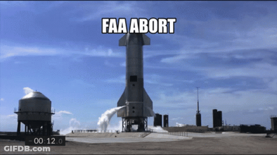 Rocket Launch FAA Abort GIF