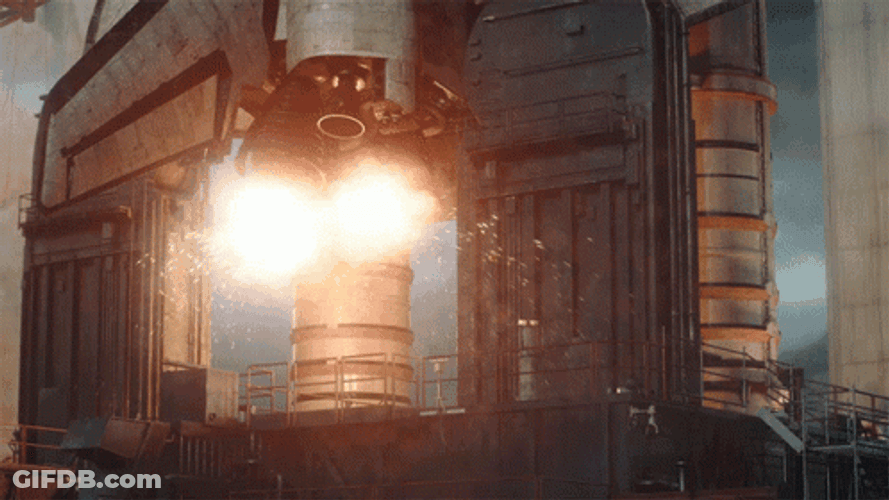 Rocket Launch Ready To Take Off GIF