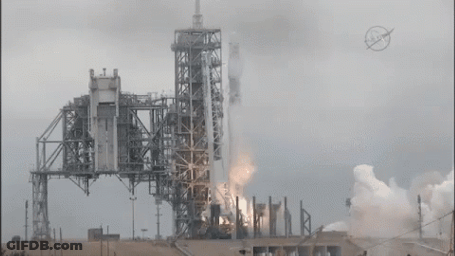 Rocket Launch Took Off GIF