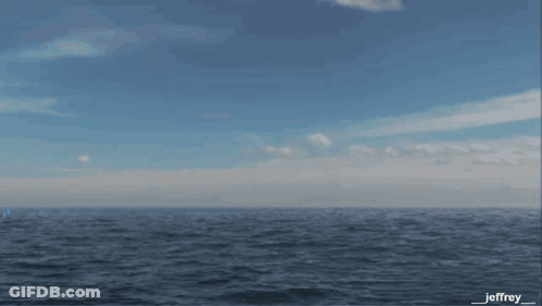 Rocket Launching Into Ocean Named Jeffrey GIF