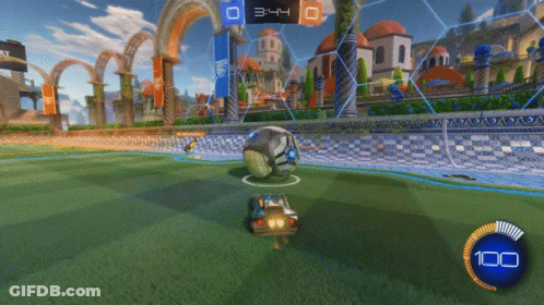 Rocket League Game At 3:44 GIF