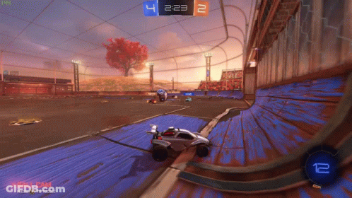 Rocket League Game Score 4 To 2 GIF