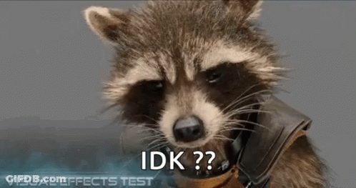 Rocket Raccoon Talks On Phone Helmet GIF