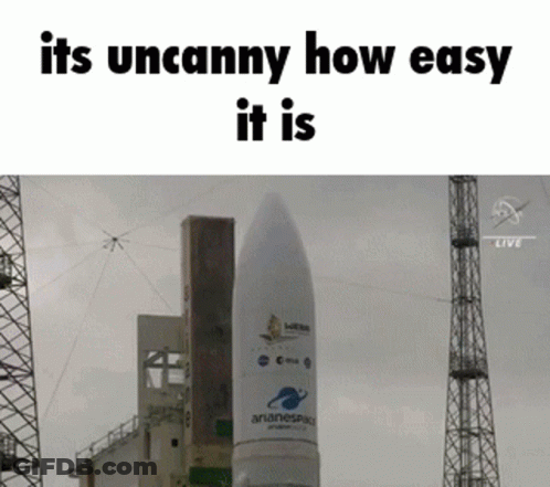 Rocket Saying It's Uncanny How Easy It Is GIF