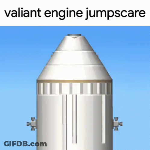 Rocket With Valiant Engine Jumpscare GIF