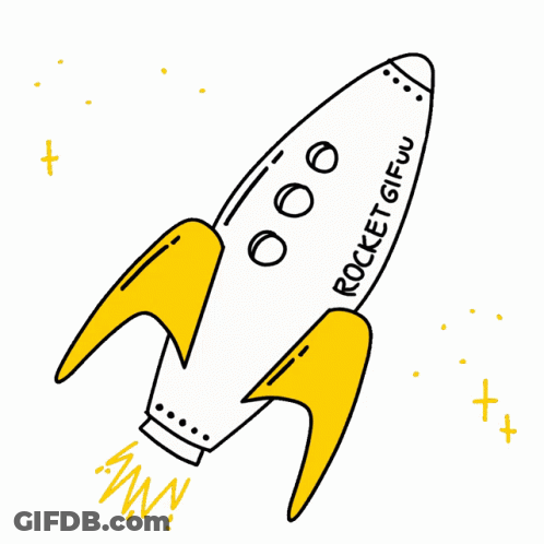 Rocket With Words Rocketgifu GIF