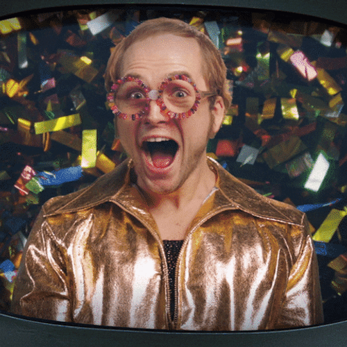 Rocketman Elton John Big Smile GIF