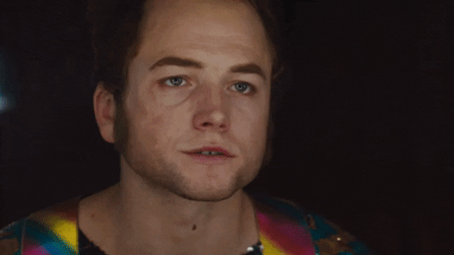 Rocketman Elton John Taron Egerton GIF