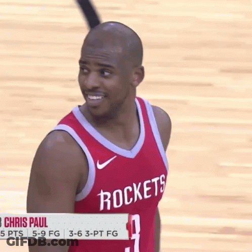 Rockets Basketball Player Smiling GIF