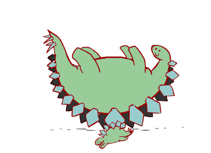 Rocking Dinosaur GIF