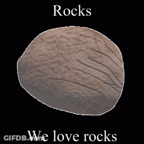 Rocks We Love Rocks Poster GIF