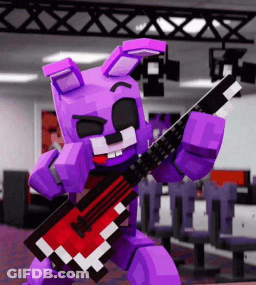 Rockstar Bonnie Five Nights At Freddys GIF