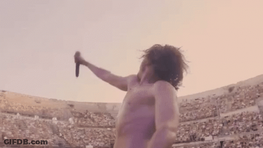 Rockstar Concert Full Crowd GIF