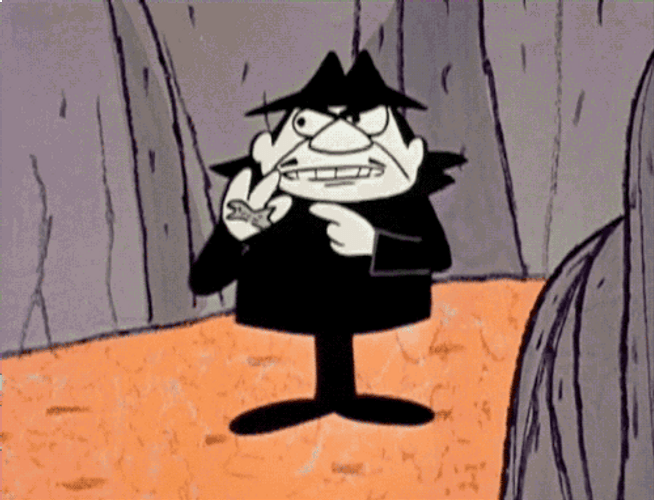 Rocky And Bullwinkle Doubt Scene GIF