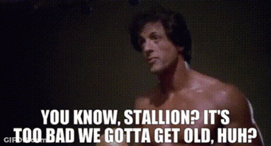 Rocky Balboa Apollo Creed Training Classic Movie GIF