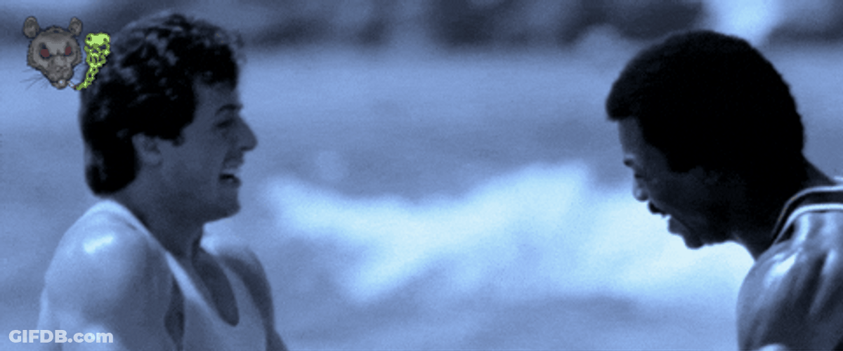 Rocky Balboa Apollo Creed Training GIF
