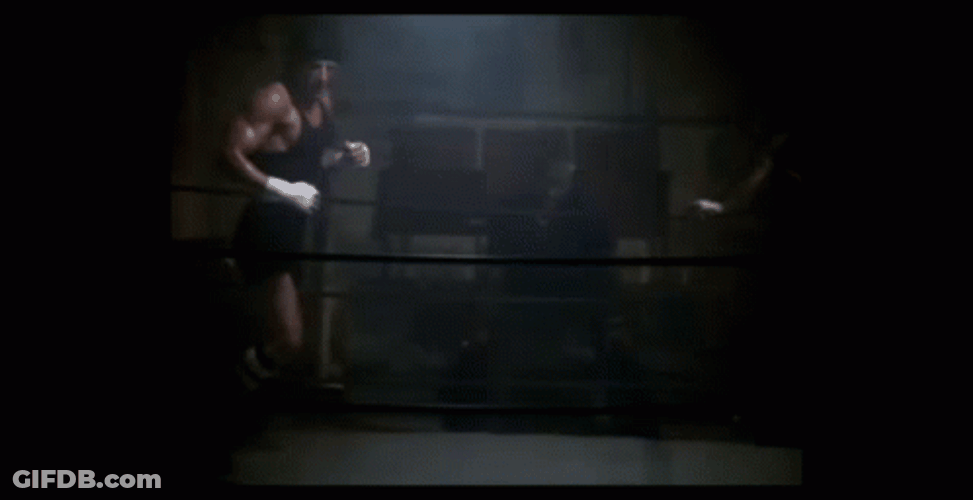Rocky Balboa Footwork Drills Training GIF