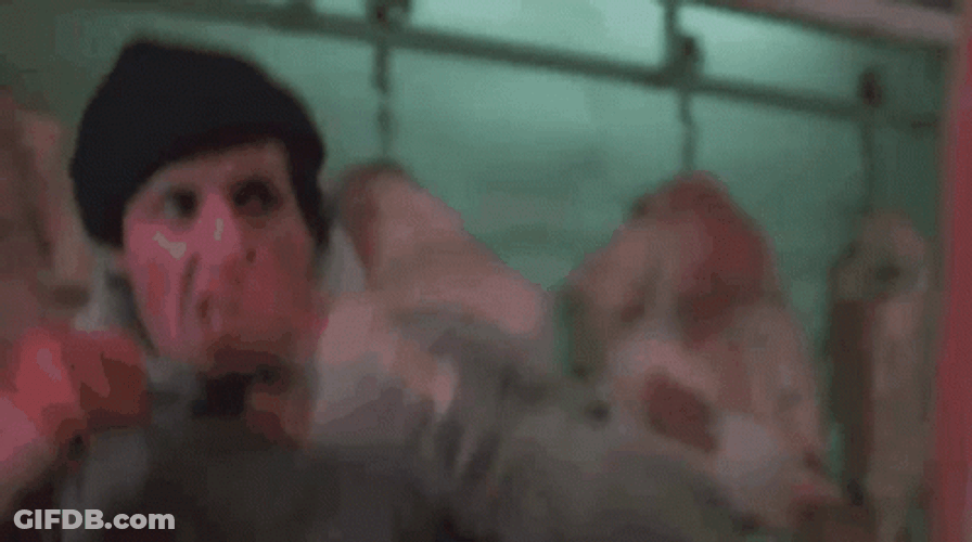 Rocky Balboa Training Power Punch GIF